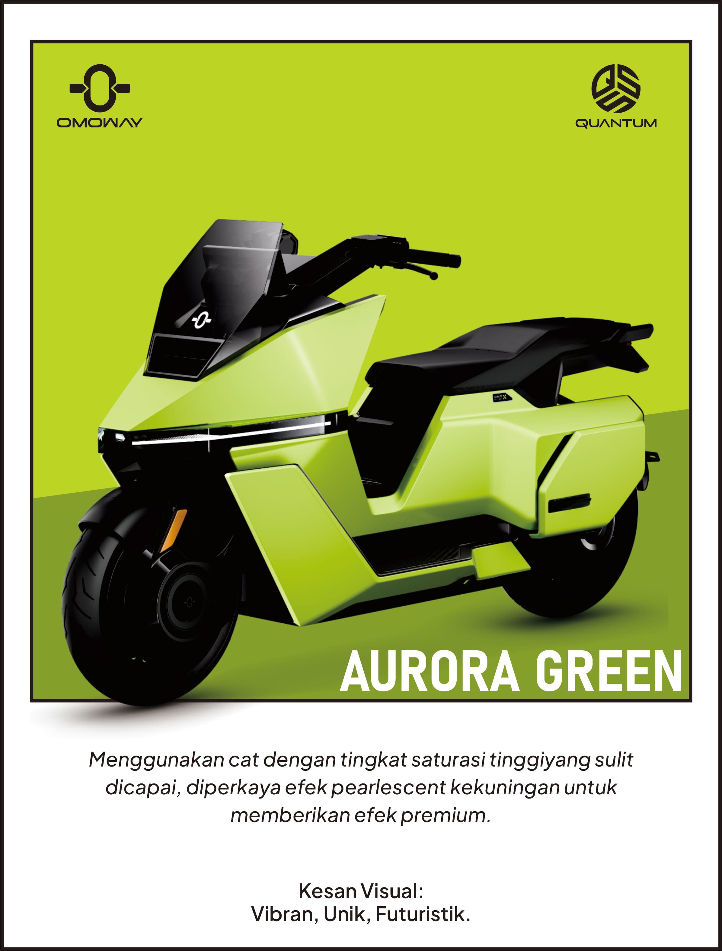 OMO X warna Aurora Green