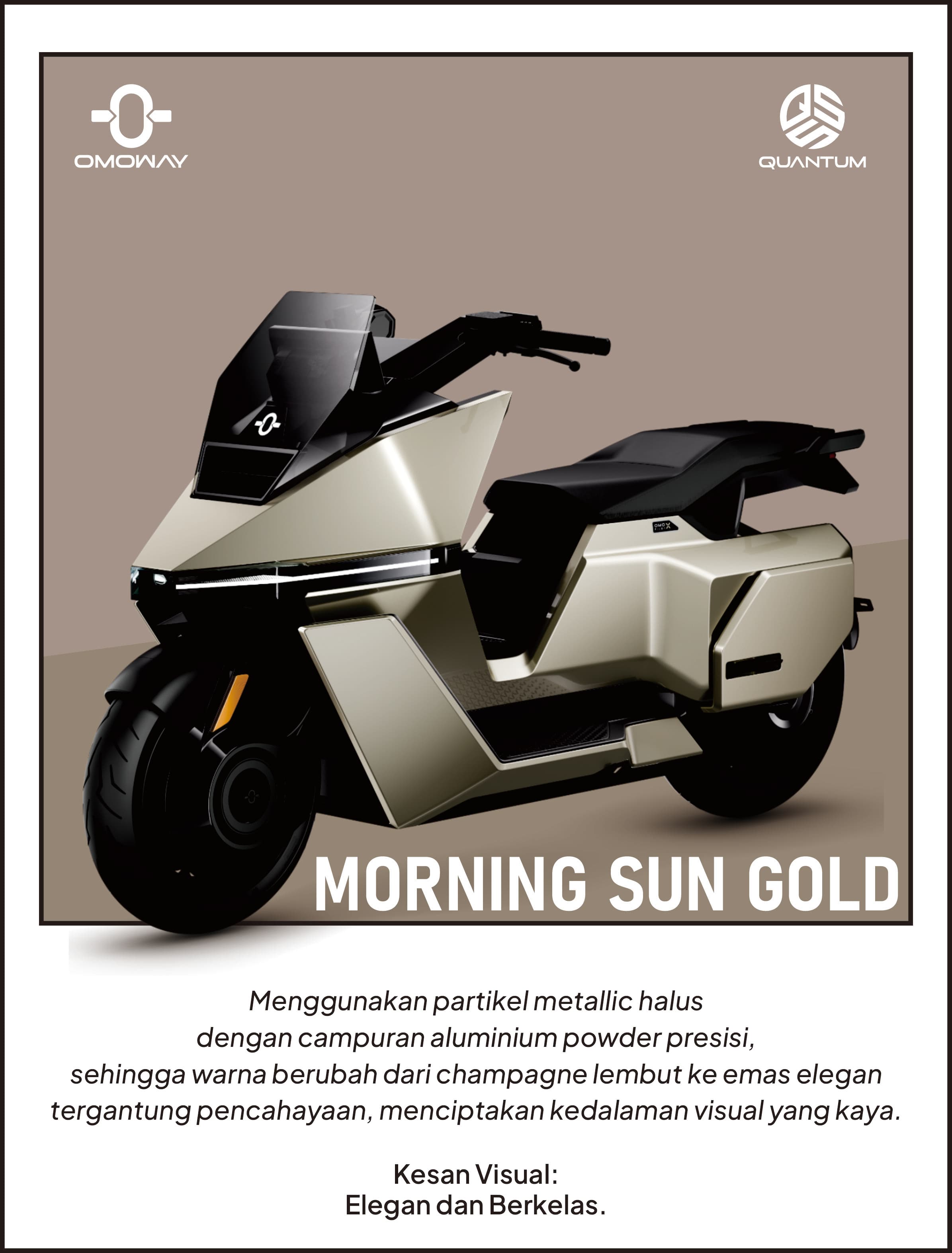 OMO X warna Morning Sun Gold